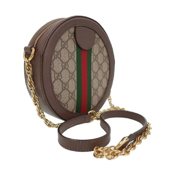 Gucci Round Mini Shoulder Chain Ophidia Bag GG - Picture 1 of 9